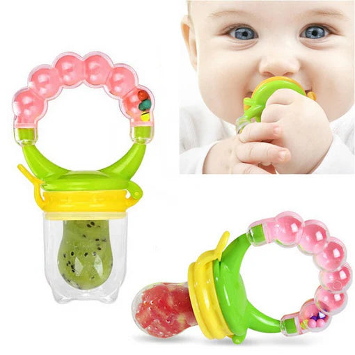 Mumlove Fresh Fruit Baby Feeding Pacifier With Rattles In Round Shape