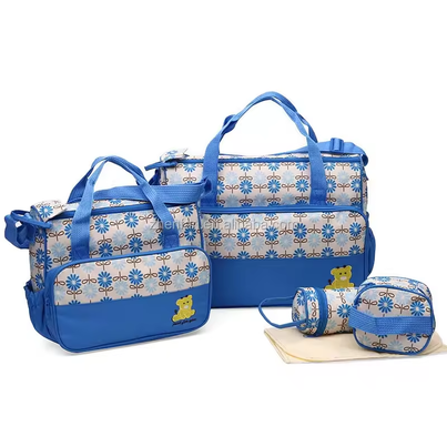 5pcs per set baby diaper mummy bag