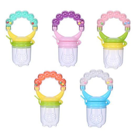 Mumlove Fresh Fruit Baby Feeding Pacifier With Rattles In Round Shape