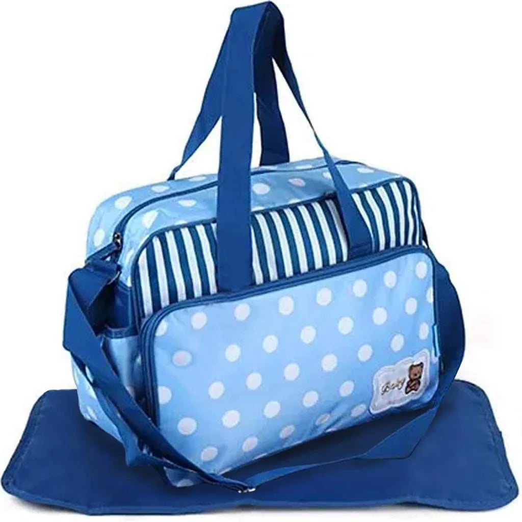 Baby Diaper Bag for Mother Blue