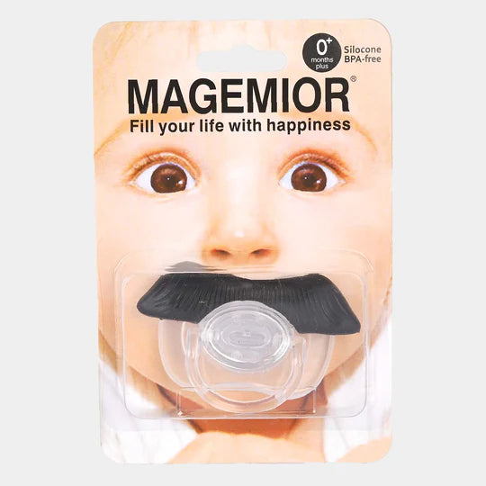 Funny Mustache Pacifier 0m