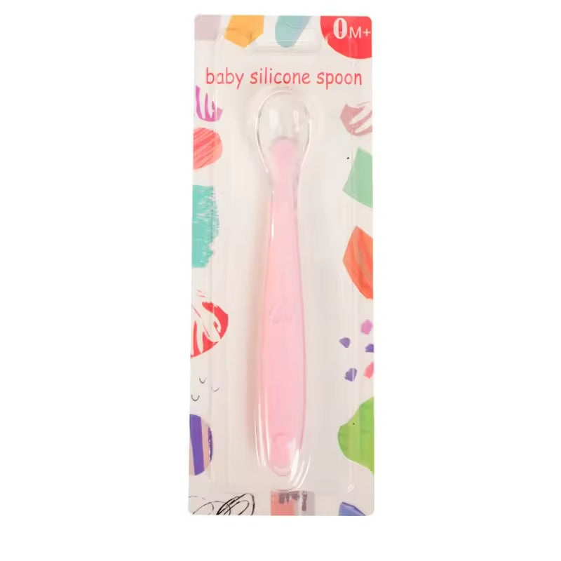 Newborn Soft Food Grade Silicone Baby spoons