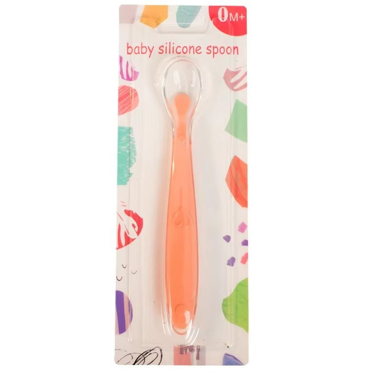 Newborn Soft Food Grade Silicone Baby spoons