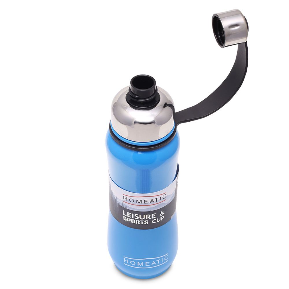 STEEL WATER BOTTLE 500 ML BLUE