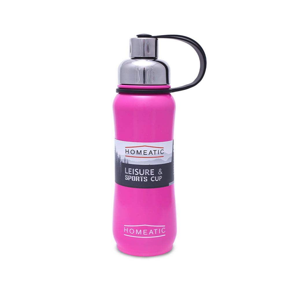 STEEL WATER BOTTLE 500 ML PINK