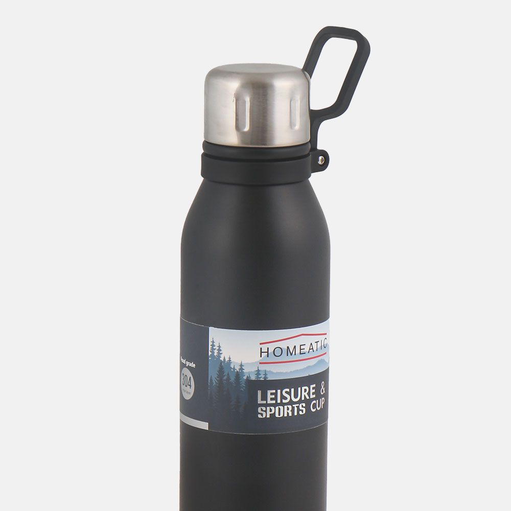 STEEL WATER BOTTLE 700 ML BLACK