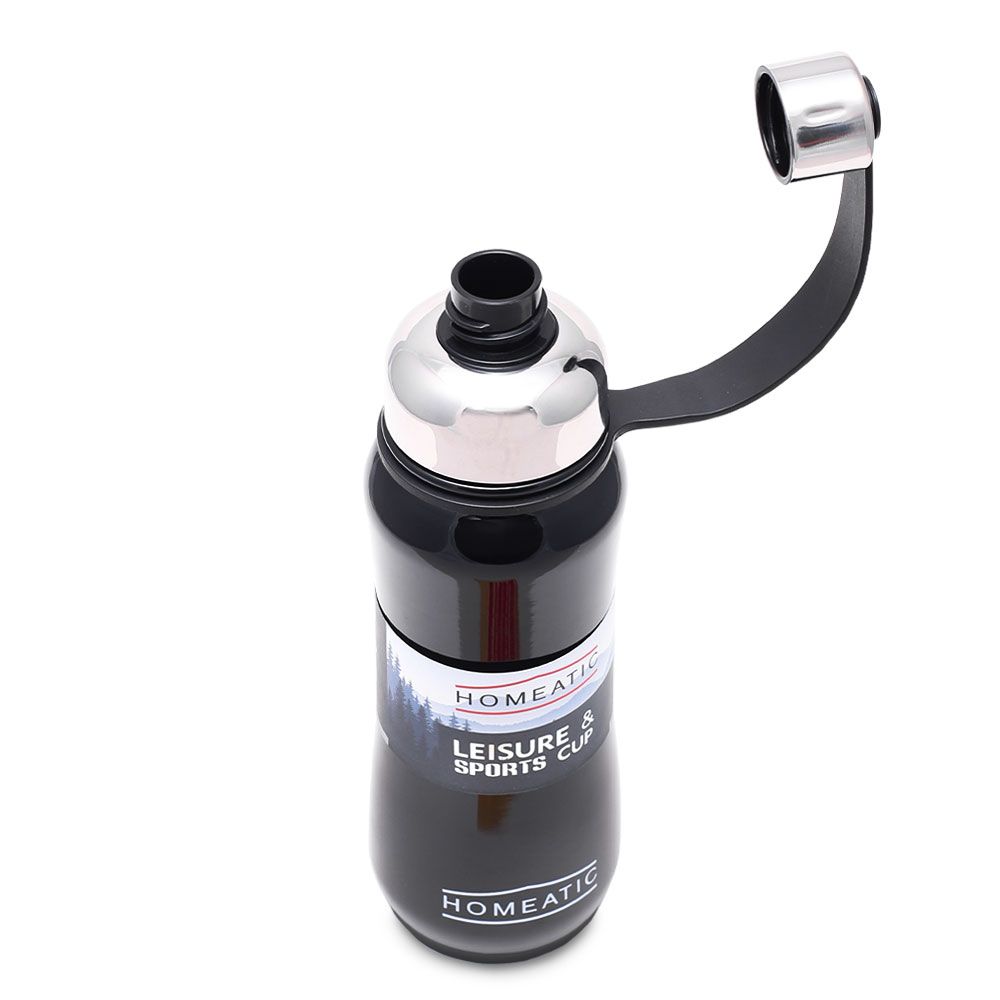 STEEL WATER BOTTLE 500 ML BLACK